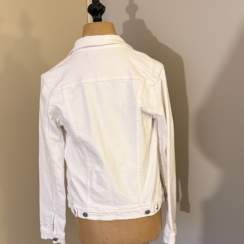 Calvin Klein  Women's White Denim Jacket - Picture 2 of 5